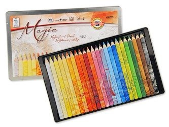 Komplet kredek magicznych MAGIC 23+1 kredki wielokolorowe Koh-I-Noor