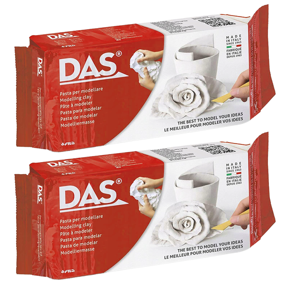 Zestaw rzeźbiarski - Glina samoutwardzalna 1kg, Narzędzia do gliny 24 elementy