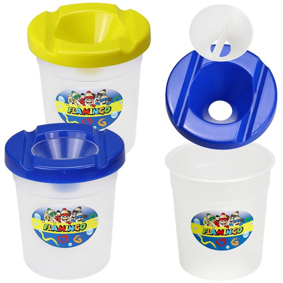 Pojemnik na wodę Flamingo 150ml do czyszczenia pędzli