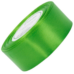 Wstążka satynowa zielona 38mm - 32mb