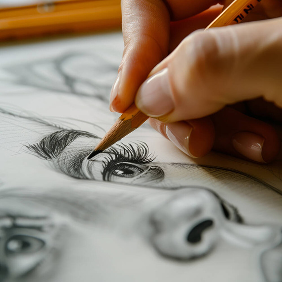 Szkicownik 190x270mm  LoveArt - Blok 160g , 20 arkuszy