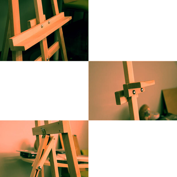 Sztaluga malarska drewniana 175 cm - Duża plenerowa