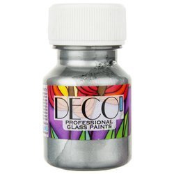 Farba do szkła witrażowa Deco 30ml - 181 srebro