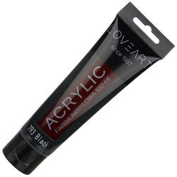 Farba akrylowa LOVEART 100ml - black 793 - czarna