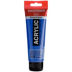 Farba akrylowa Talens Amsterdam 120ml - 512 cobalt blue ultramarine