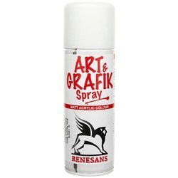 Farba akrylowa spray 200ml Renesans Matt Art&Grafik - biała