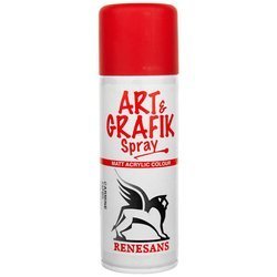 Farba akrylowa spray 200ml Renesans Matt Art&Grafik, czerwona