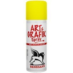 Farba akrylowa spray 200ml Renesans Matt Art&Grafik, żółta