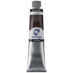 Farba olejna Talens Van Gogh 200 ml - 409 Burnt Umber 