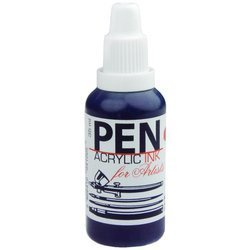 Tusz akrylowy PEN do aerografu 35 ml - 09 Błękit Ftalo