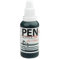 Tusz akrylowy PEN do aerografu 35 ml - 13 Zieleń ftalo