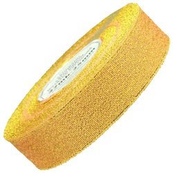 Wstążka brokatowa 25mm 27m - różowo złota