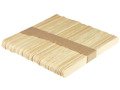 Patyczki drewniane kreatywne - naturalne - 50szt (113x10x2mm)